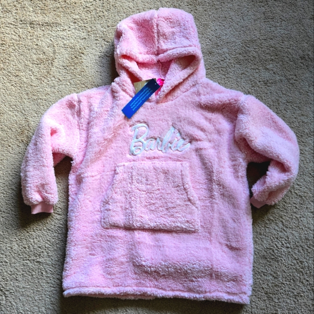 Barbie Oversized Hoodie Sherpa